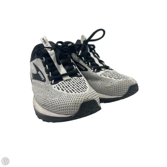 Shoes Athletic By Brooks In White, Size: 9