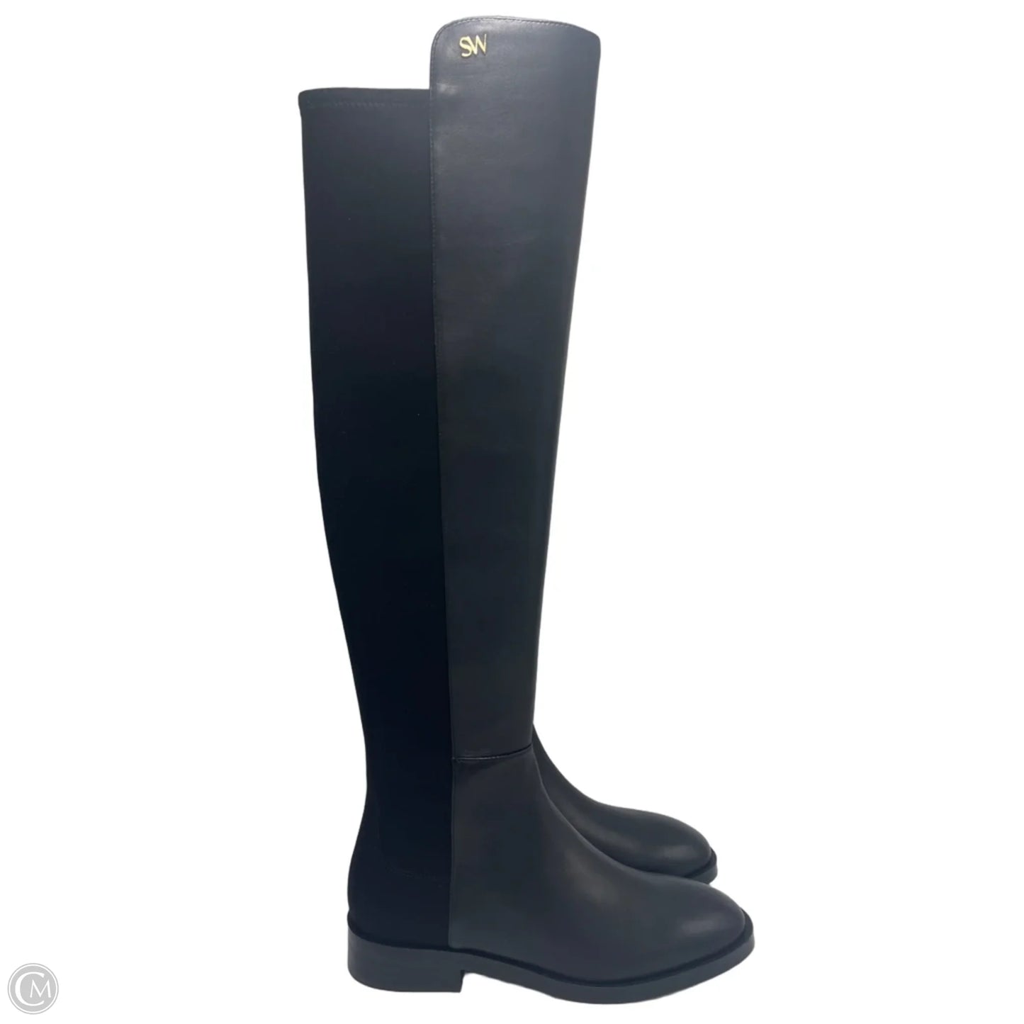 Boots Designer By Stuart Weitzman In Black, Size: 6.5