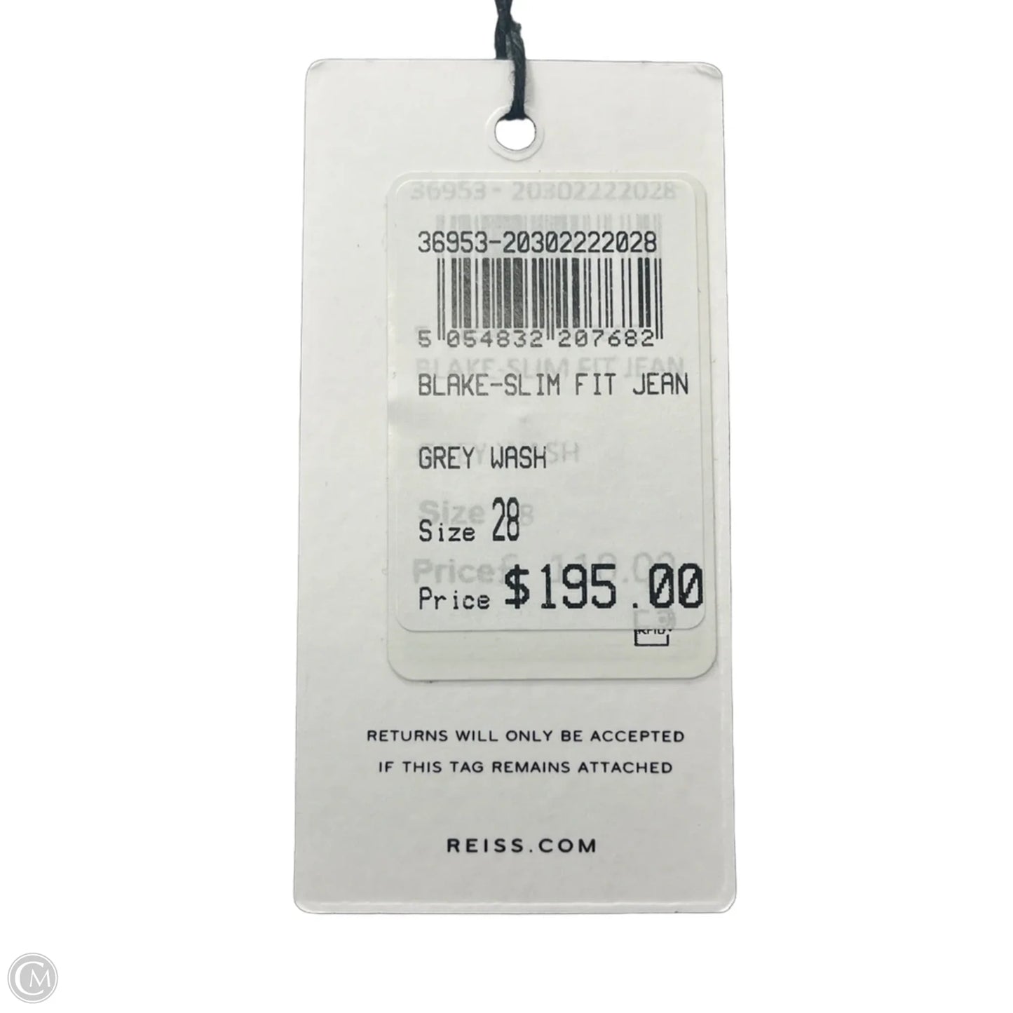 Jeans Boyfriend By Reiss In Grey, Size: 6
