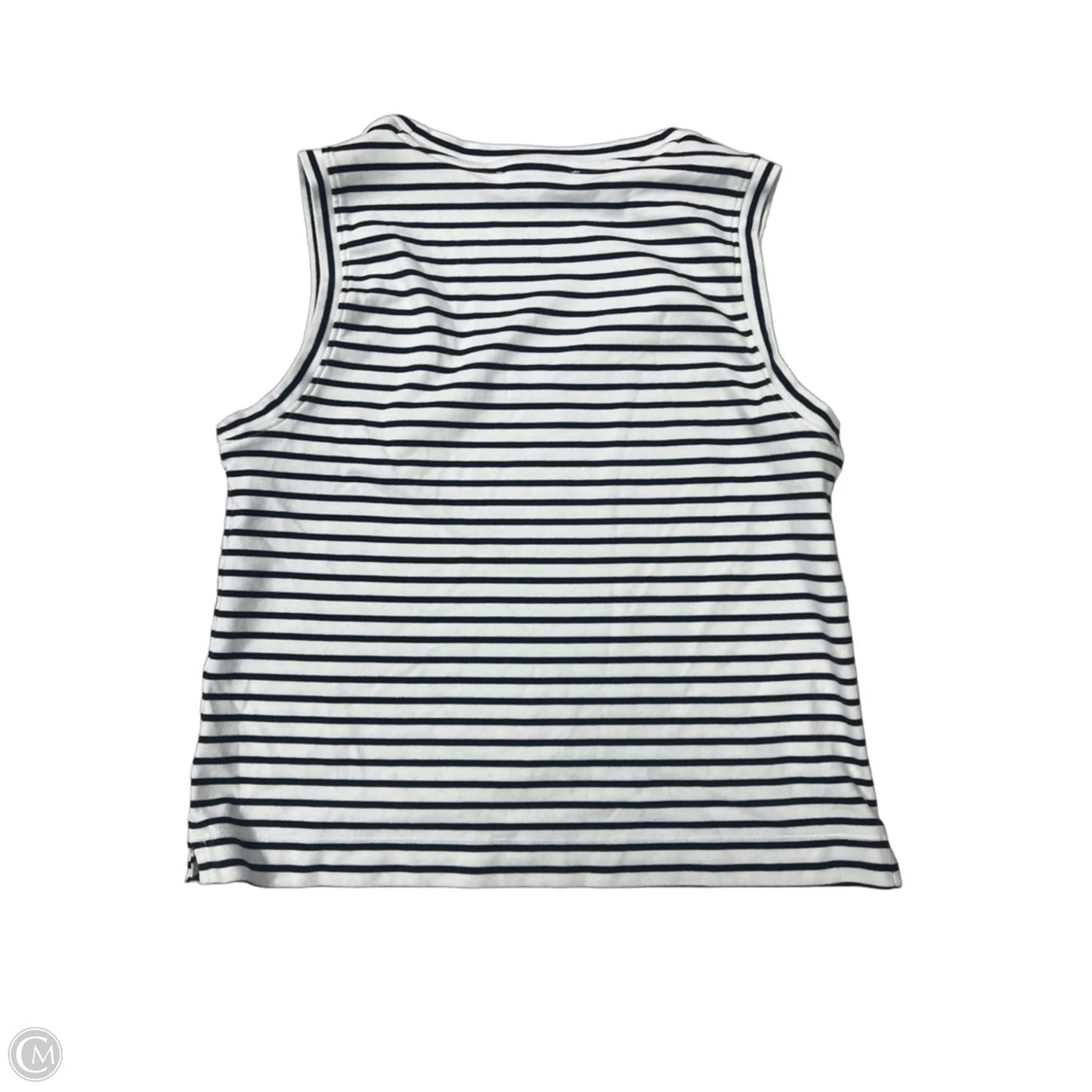 Top Sleeveless By Spanx In Striped Pattern, Size: M