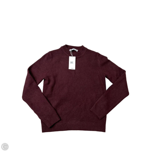 New! Sweater By Mng In Maroon, Size: S