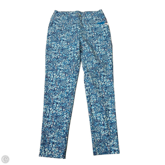 New! Pants Designer By Lilly Pulitzer In Blue & White, Size: S