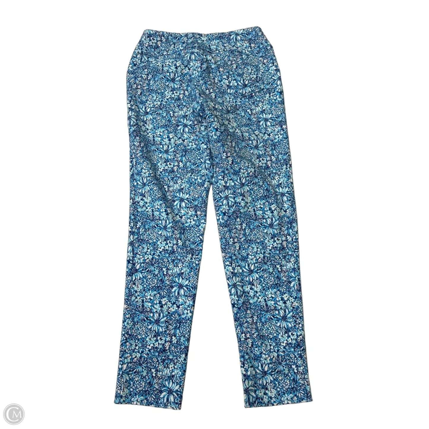 New! Pants Designer By Lilly Pulitzer In Blue & White, Size: S