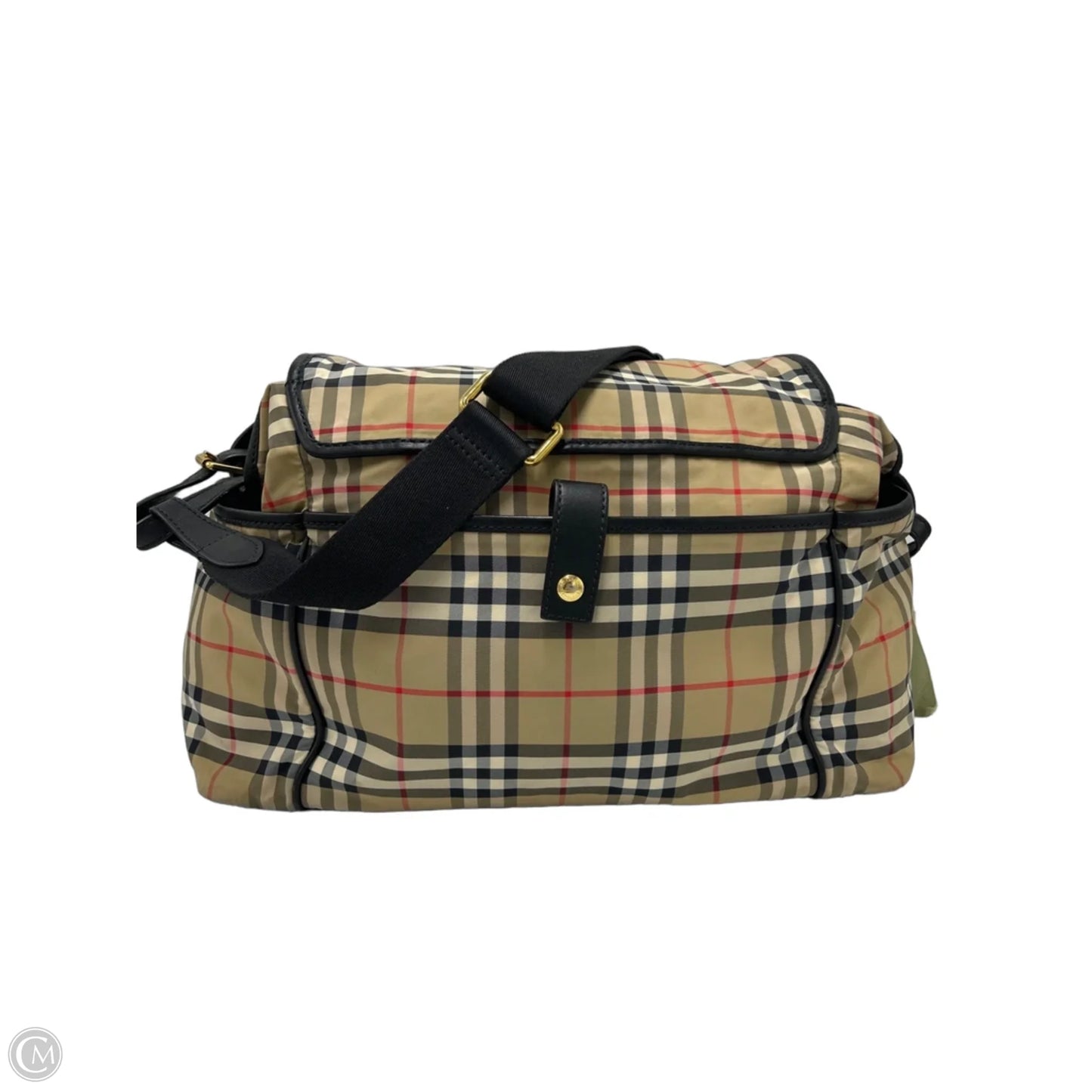 Burberry Check Diaper Bag Luxury Handbag / Tote