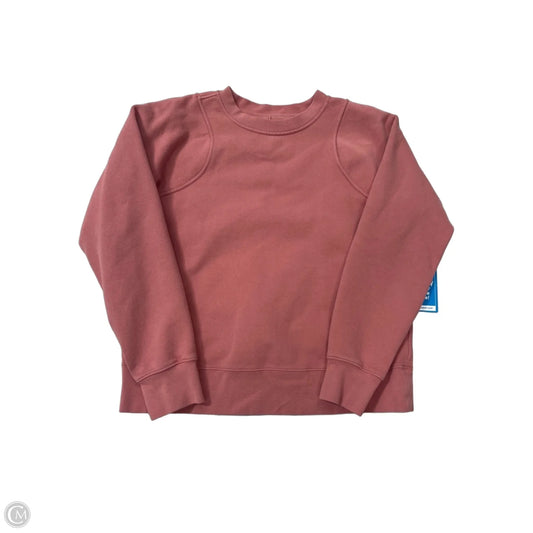 Athletic Sweatshirt Crewneck By Lululemon In Pink, Size: S