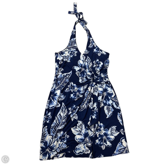 Dress Casual Short By Tommy Bahama In Blue & White, Size: M