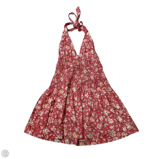 Dress Casual Short By J. Crew In Orange & Pink, Size: M