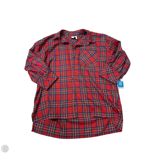 Top Long Sleeve By Tuckernuck In Red, Size: M