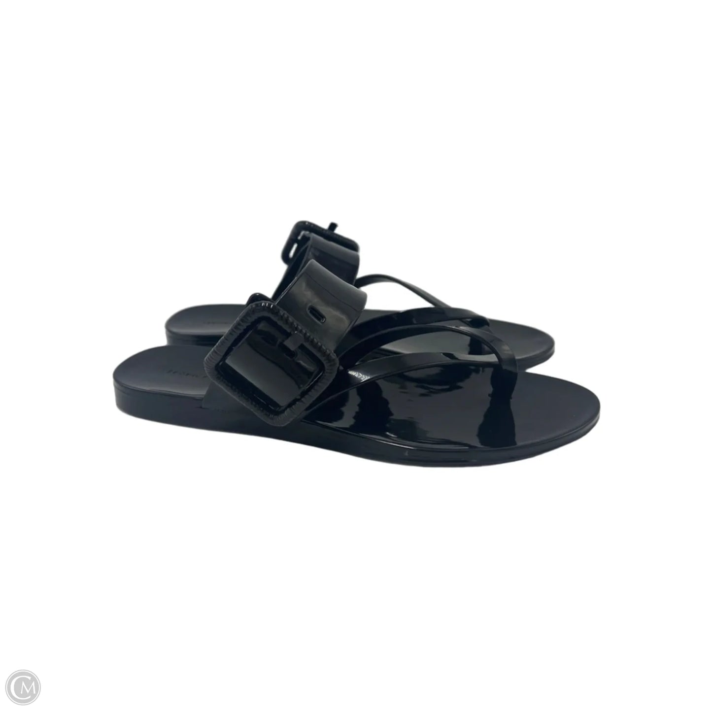 Sandals Flats By Veronica Beard In Black, Size: 7