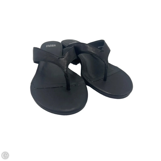 Sandals Flip Flops By Eileen Fisher In Black, Size: 8