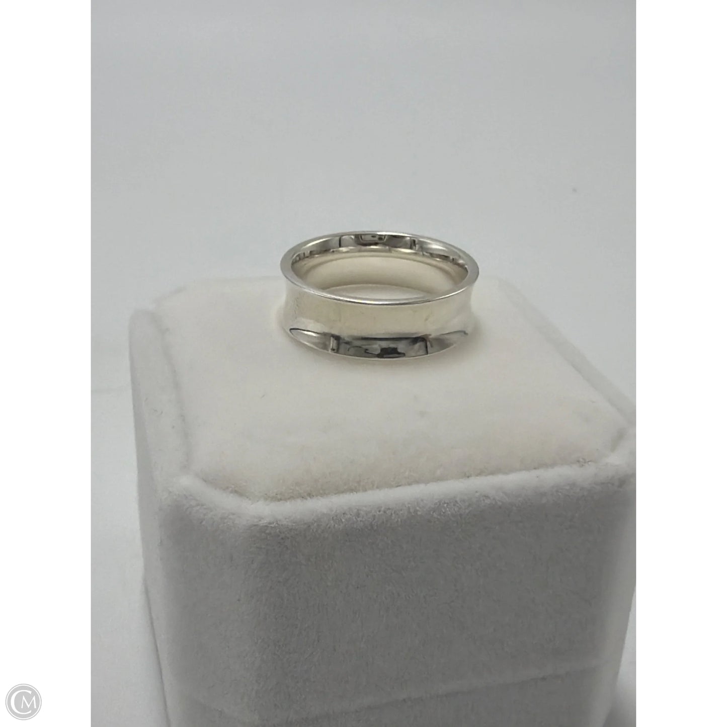 Tiffany And Company 1837 Thick Band 925 Silver Designer Ring, Size: 8