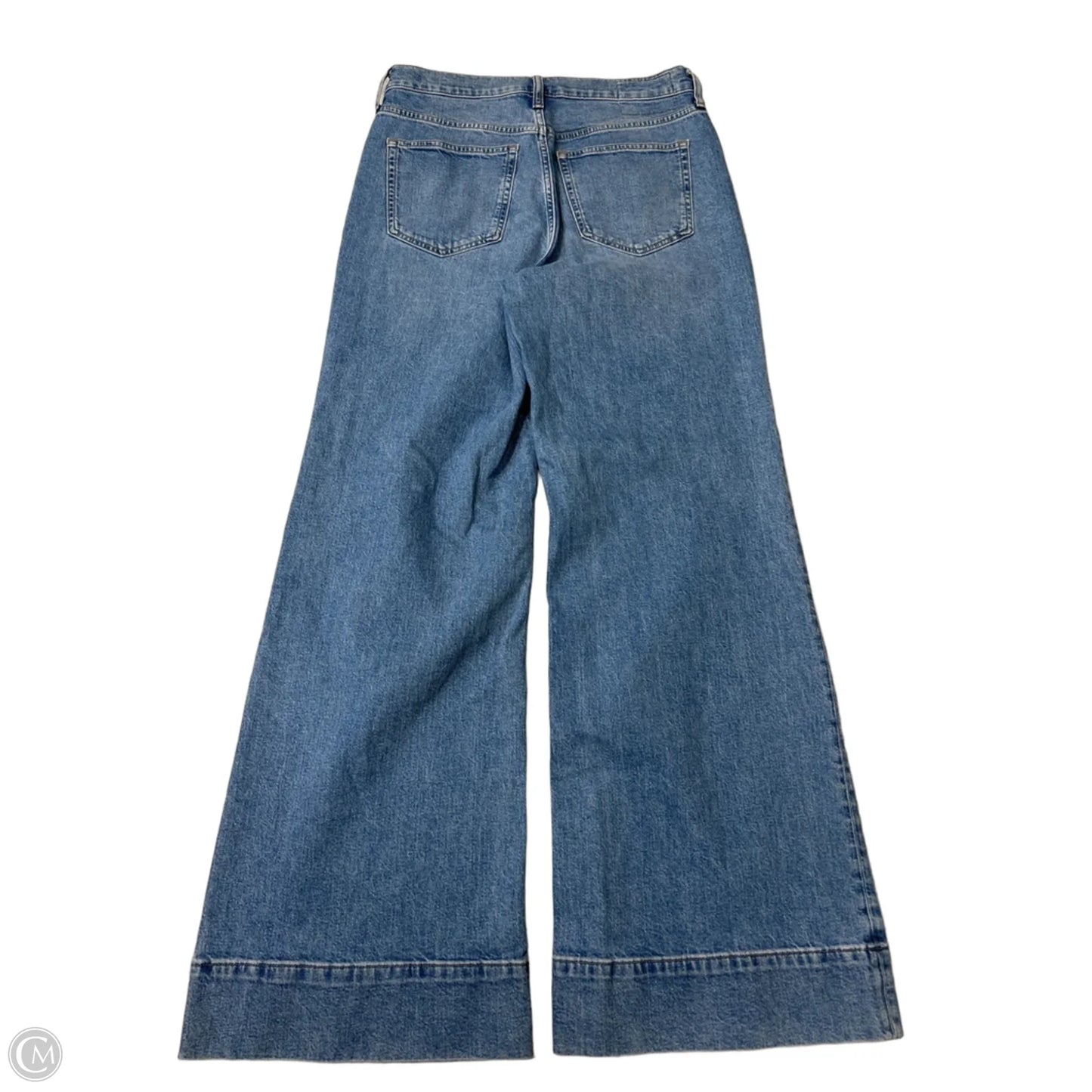 Jeans Wide Leg By J. Crew In Blue, Size: 8