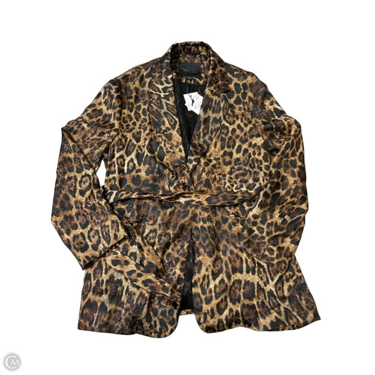New! Blazer By Zara In Animal Print, Size: M