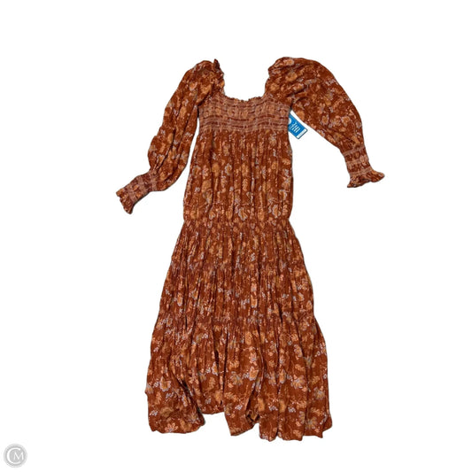 Dress Casual Maxi By Free People In Orange, Size: M
