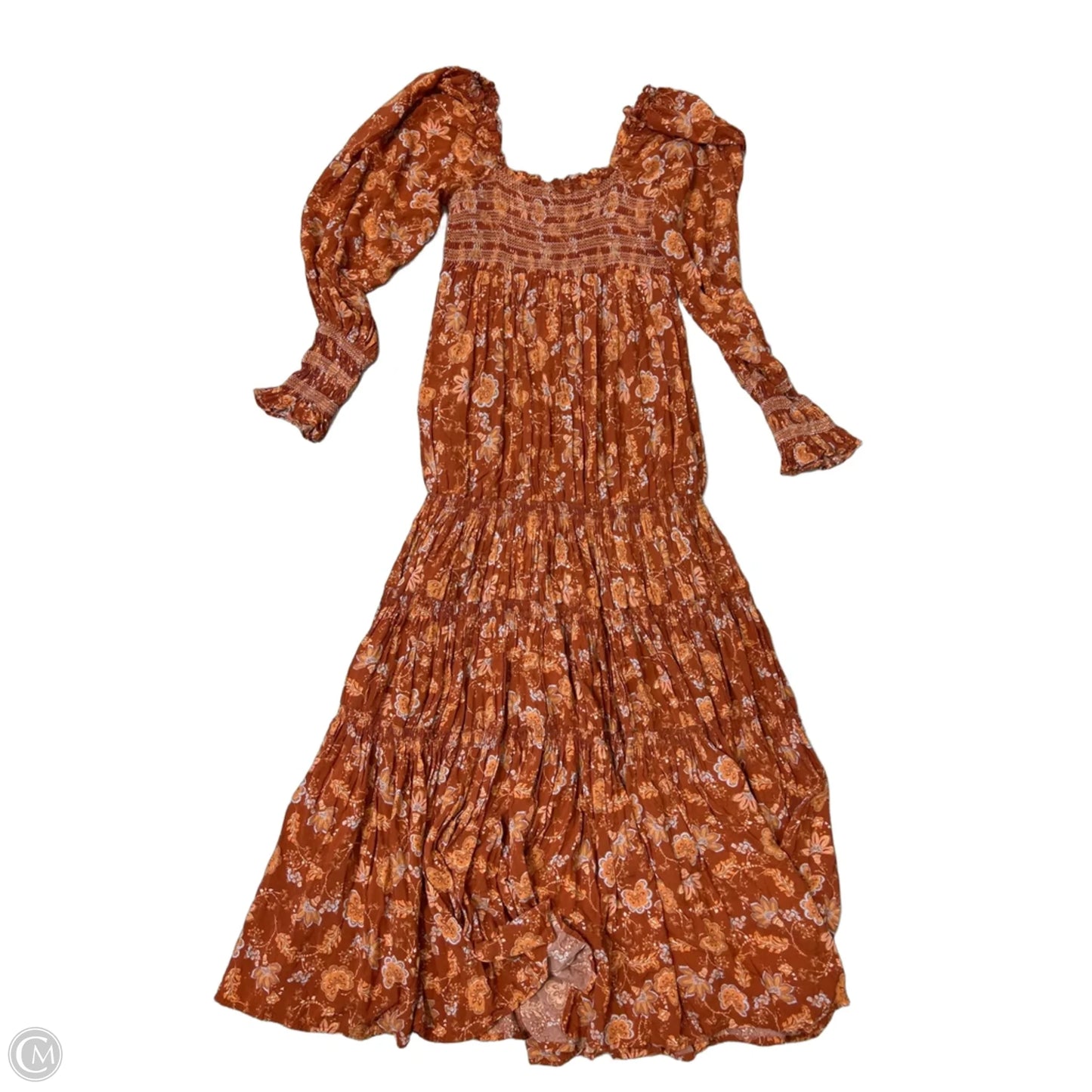 Dress Casual Maxi By Free People In Orange, Size: M