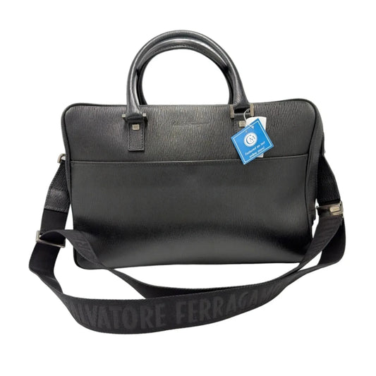 Salvatore Ferragamo Sarriano Briefcase / Laptop Luxury Handbag