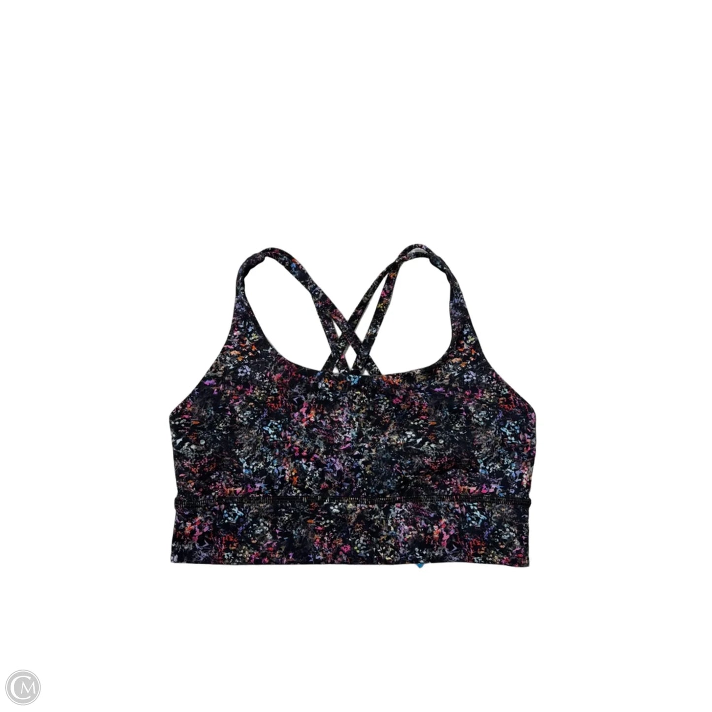 Athletic Bra By Lululemon In Floral Print, Size: M