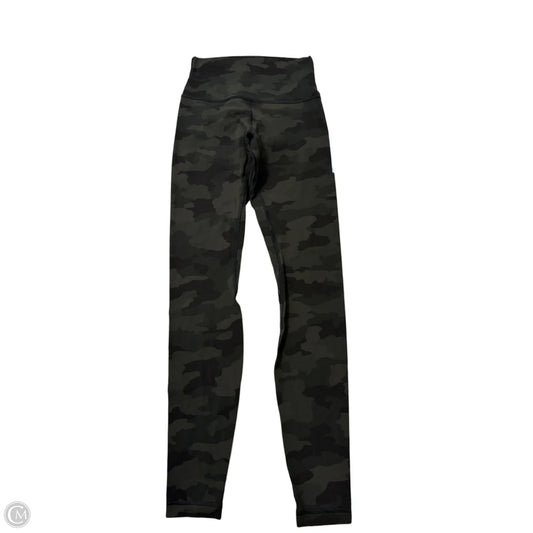 Athletic Leggings By Lululemon In Green, Size: S