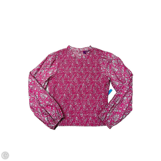 Top Long Sleeve By J. Crew In Pink, Size: L