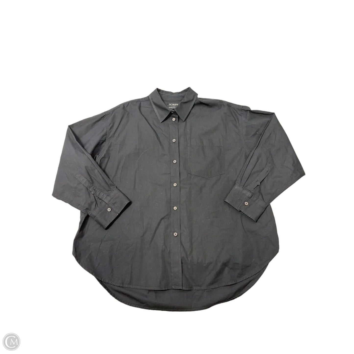 Top Long Sleeve By J. Crew In Black, Size: Lp