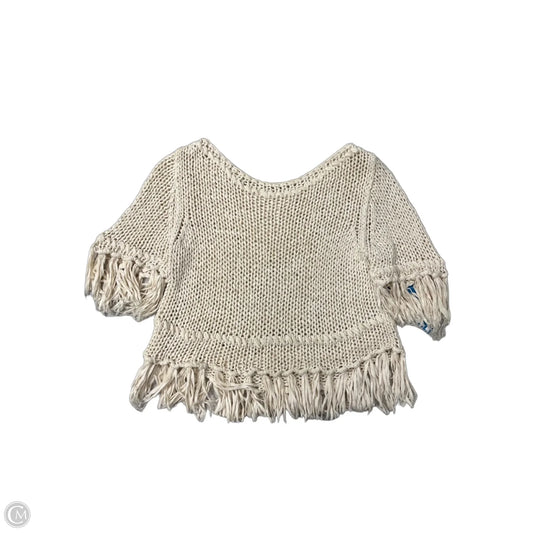 Top Short Sleeve By Free People In Tan, Size: M