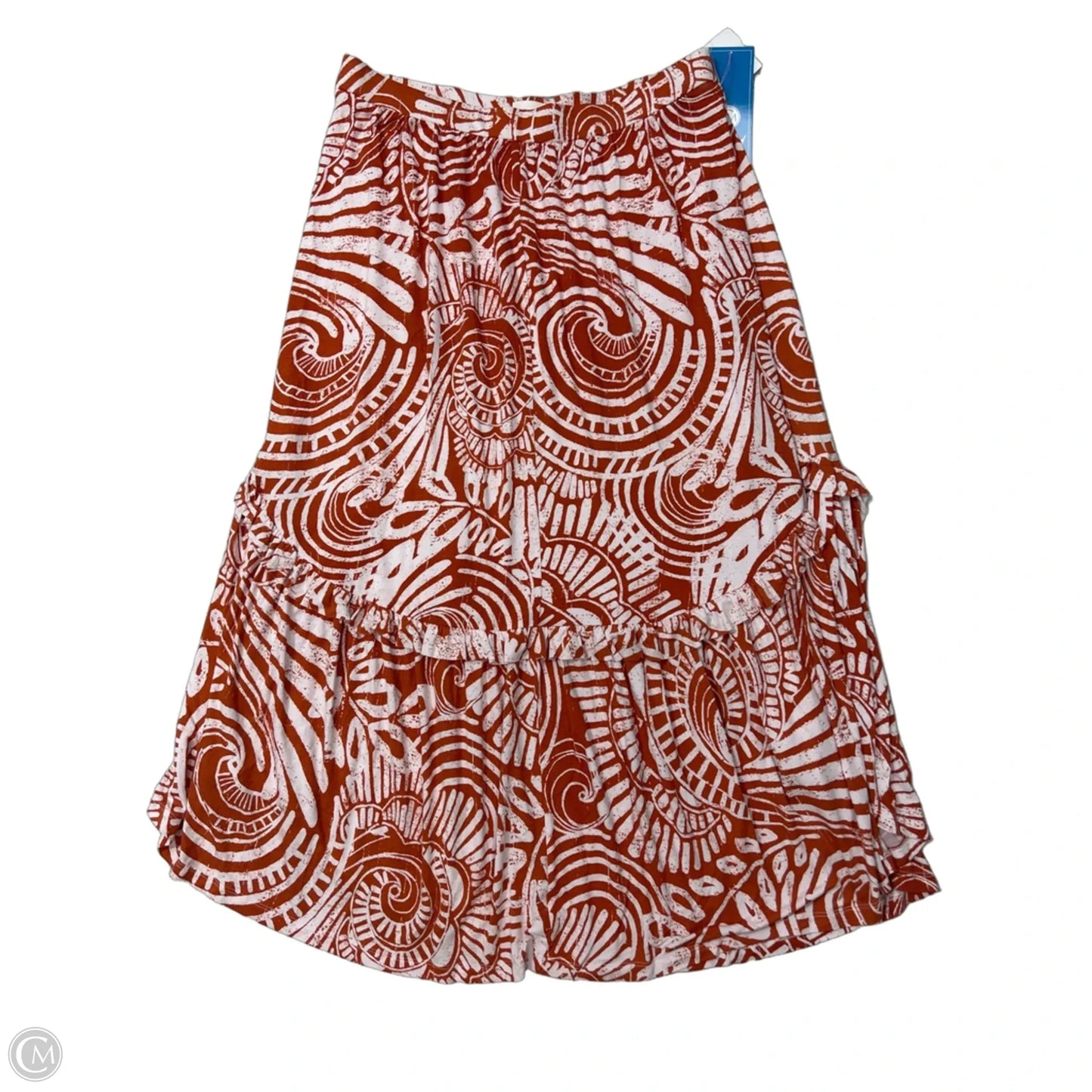 Skirt Maxi By Anthropologie In Orange, Size: Xl