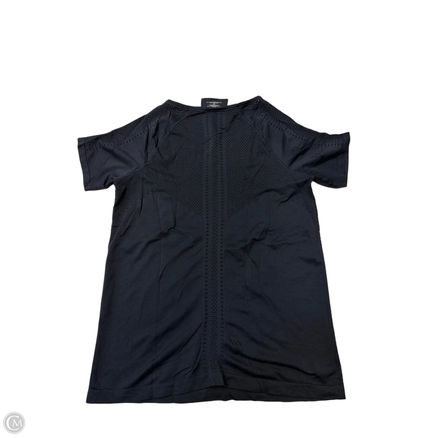 Athletic Top Short Sleeve By Athleta In Black, Size: M