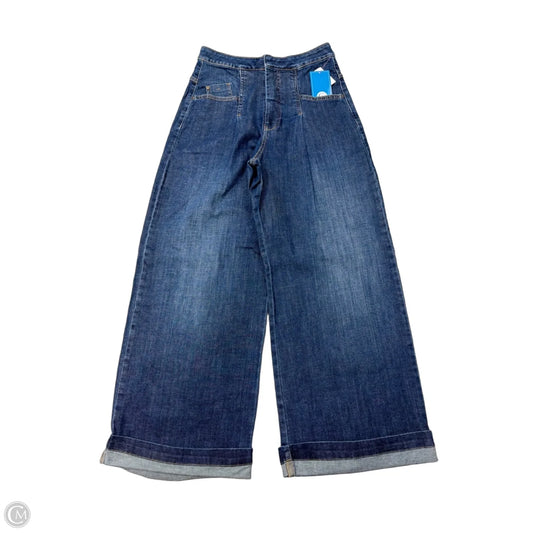 Jeans Wide Leg By Pilcro In Blue, Size: 4