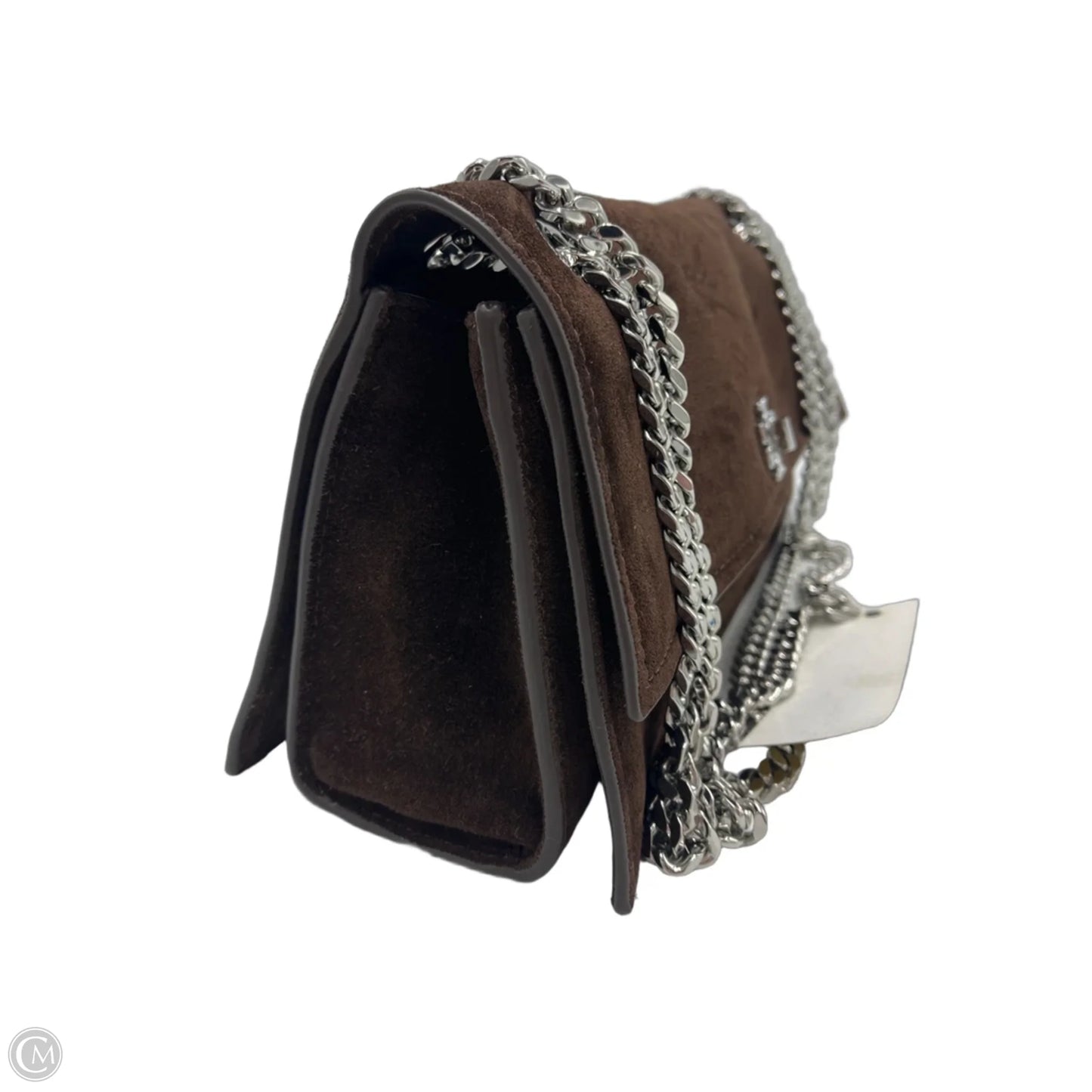 Tory Burch Kira Turnlock Suede Designer Handbag