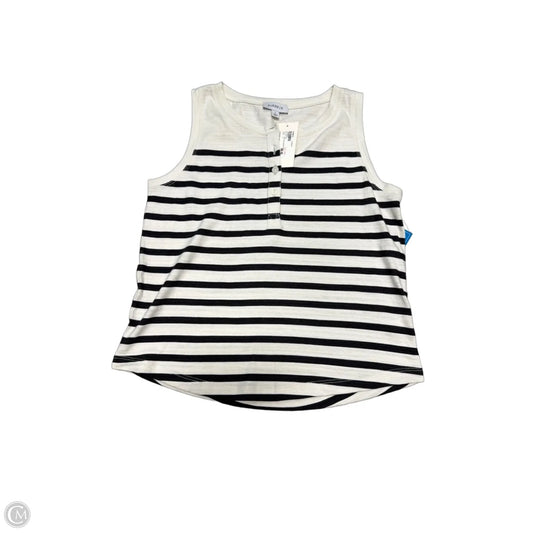 New! Top Sleeveless By Evereve In Striped Pattern, Size: S
