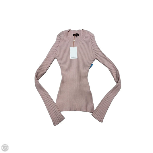 New! Top Long Sleeve By Quince In Pink, Size: S