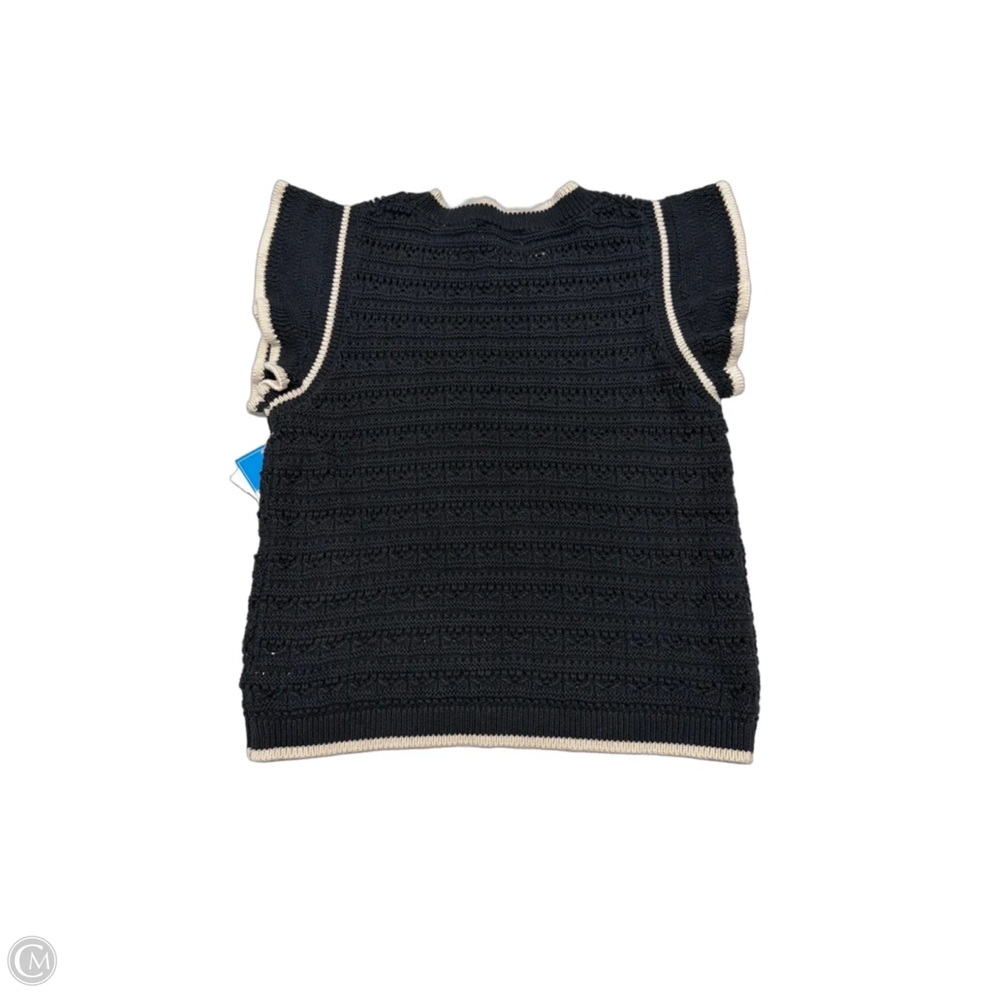 Top Short Sleeve By Evereve In Black, Size: S