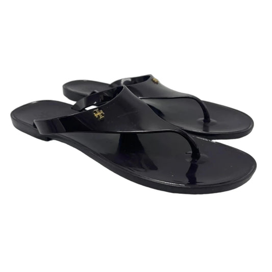 Sandals Designer By Tory Burch In Deep Maroon, Size: 8