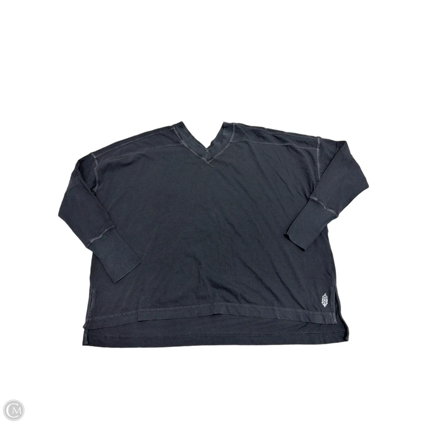Top Long Sleeve By Free People In Grey, Size: M