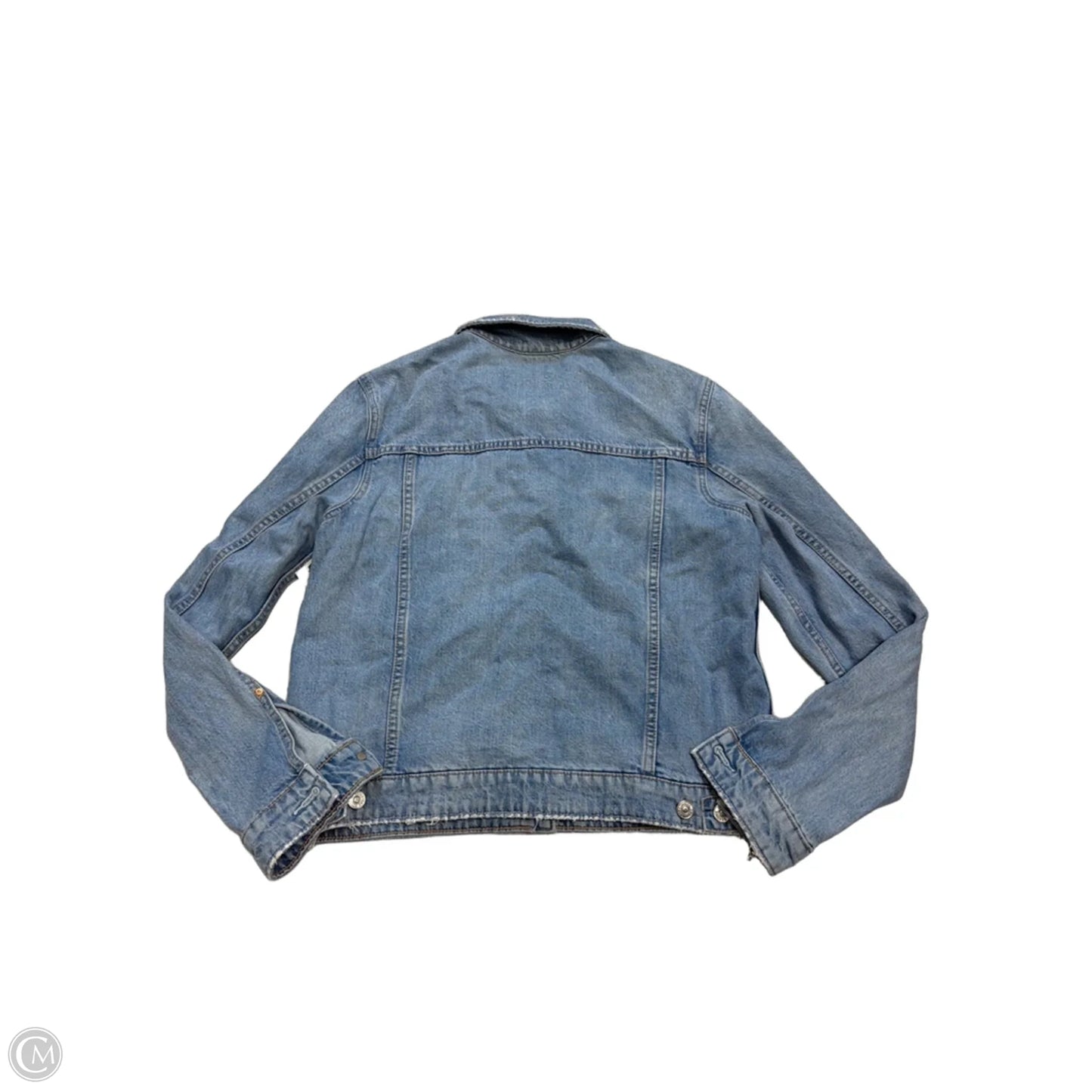 Jacket Denim By Paige In Blue Denim, Size: L