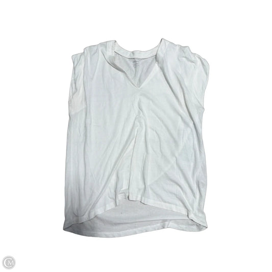 Top Sleeveless By Frame In White, Size: M