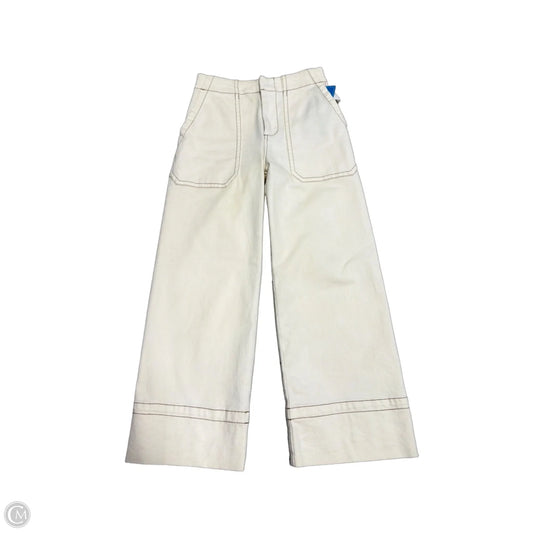 Pants Cropped By Anthropologie In Cream, Size: 0