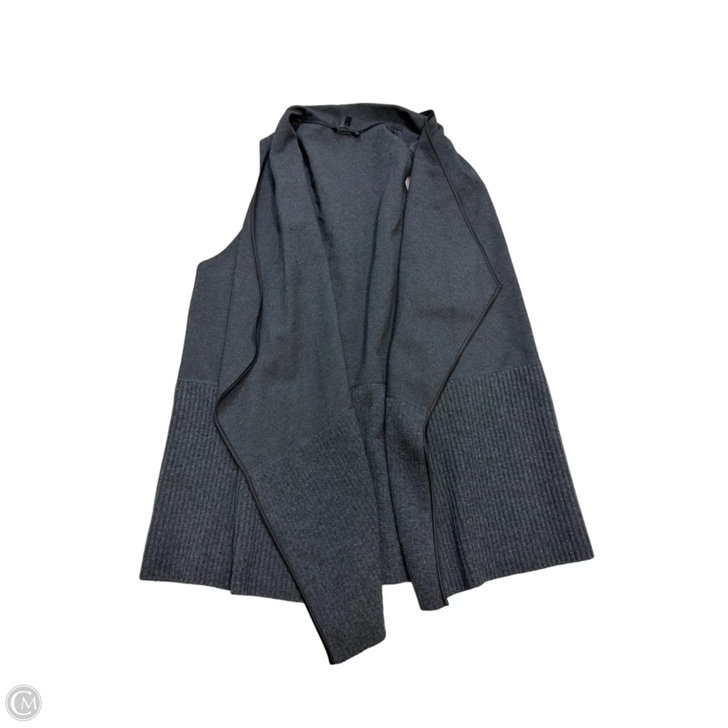 Jacket Designer By Lafayette 148 In Grey, Size: M
