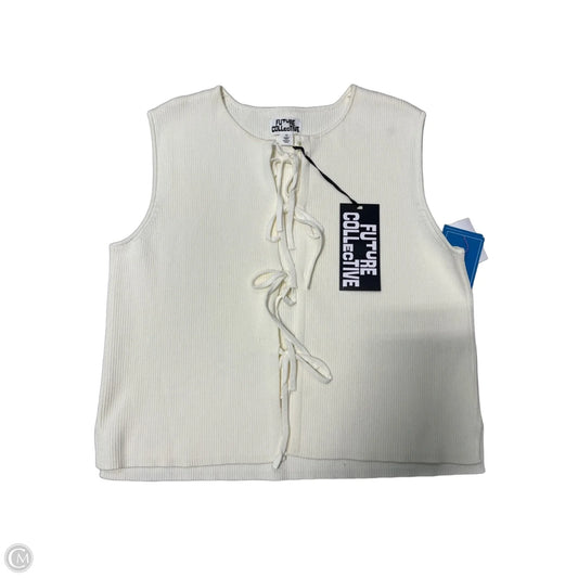 New! Top Sleeveless By Future Collective In Cream, Size: M