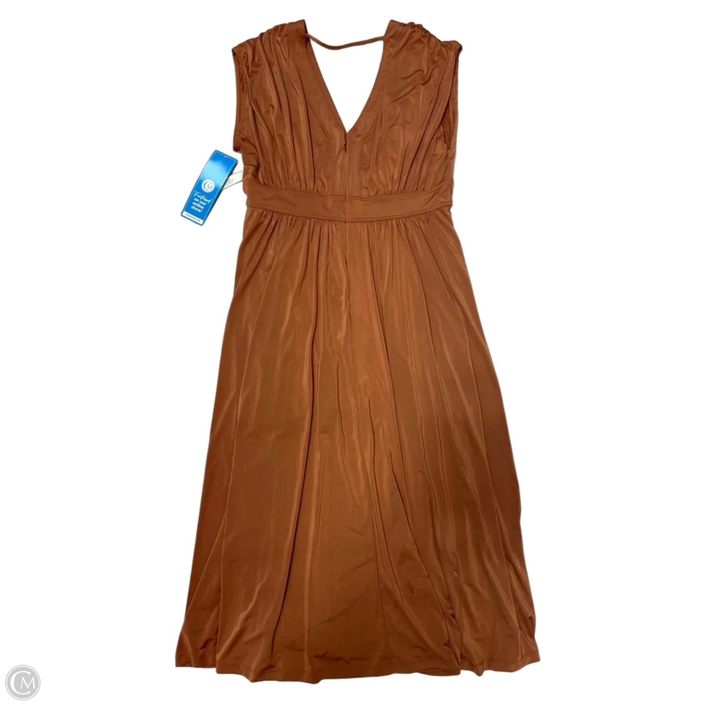 New! Dress Casual Maxi By Anthropologie In Orange, Size: L