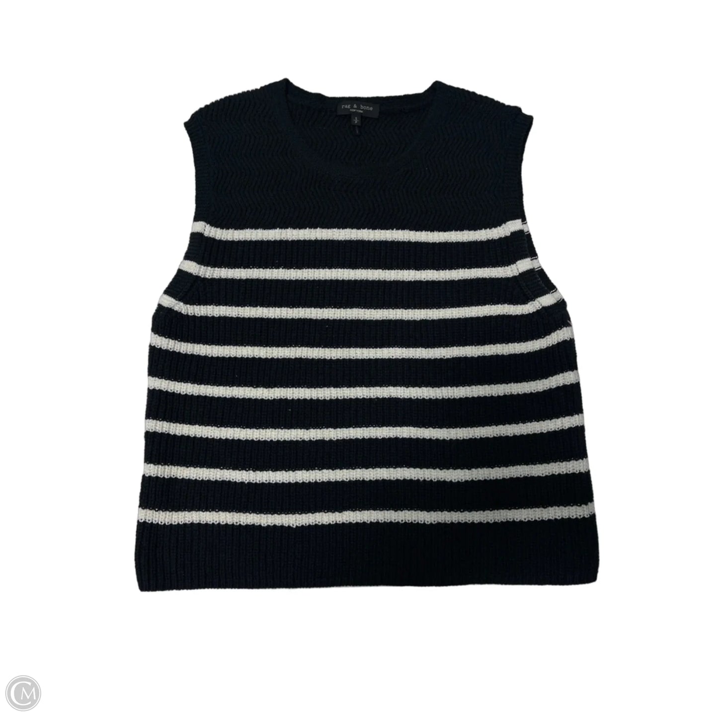 Top Sleeveless By Rag And Bone In Striped Pattern, Size: S
