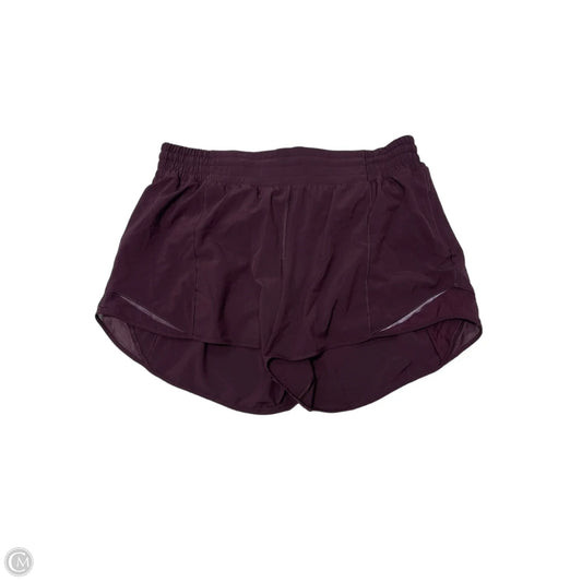 Athletic Shorts By Lululemon In Maroon, Size: L