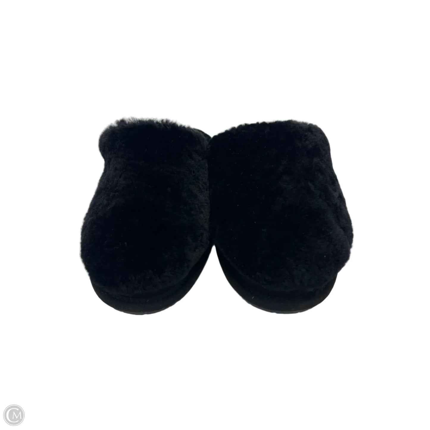 Slippers Designer By UGG In Black, Size: 6