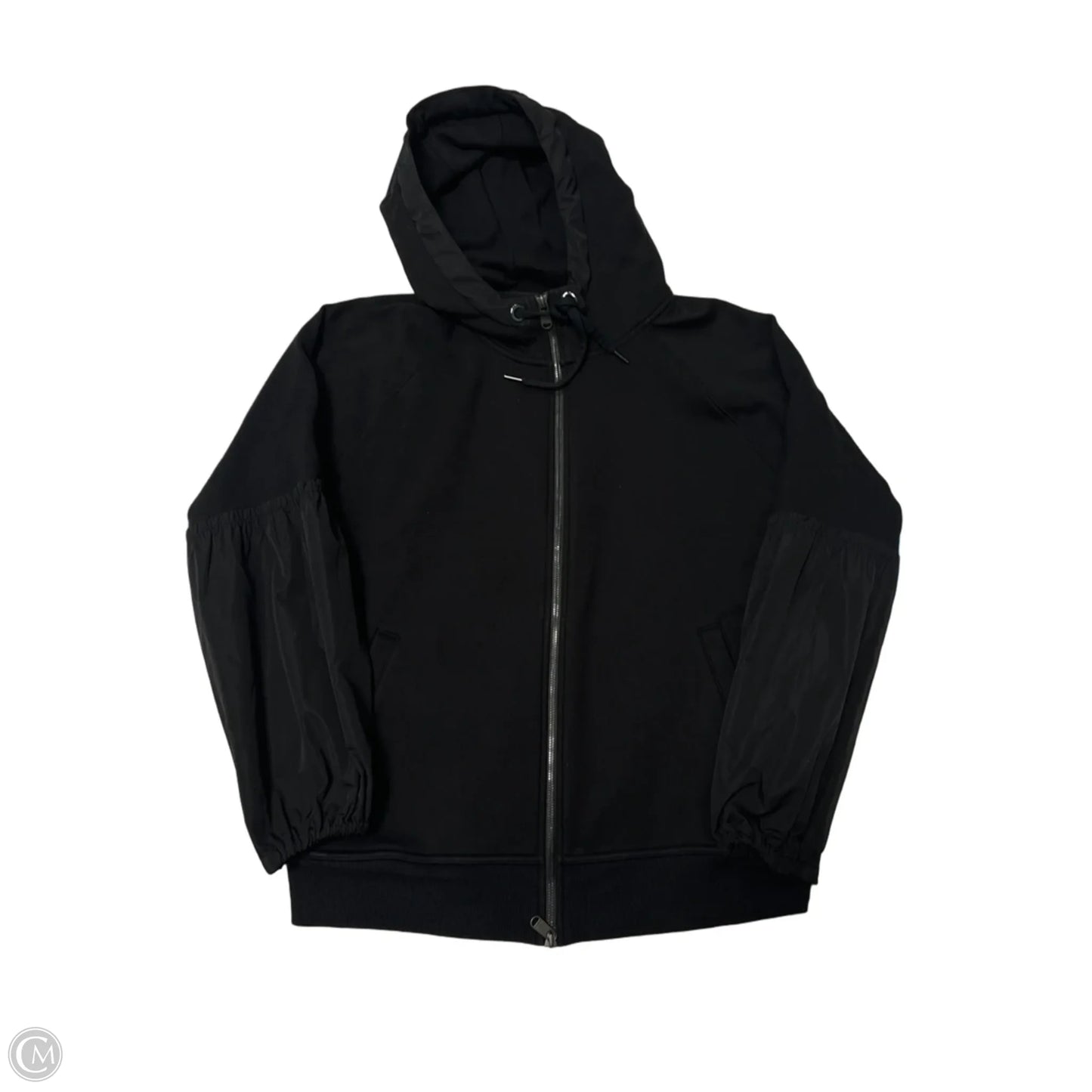 Athletic Jacket By Athleta In Black, Size: M