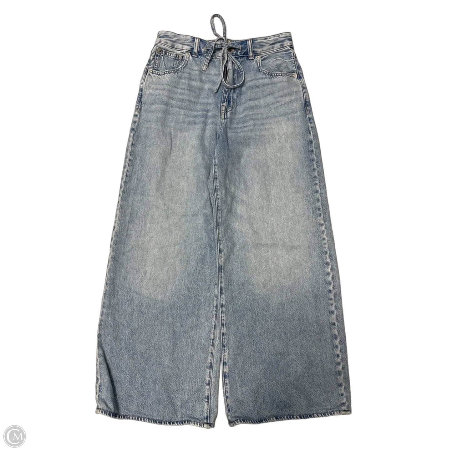 Jeans Wide Leg By Madewell In Blue, Size: 4