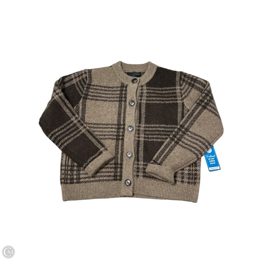 Sweater Cardigan By Zara In Brown, Size: L