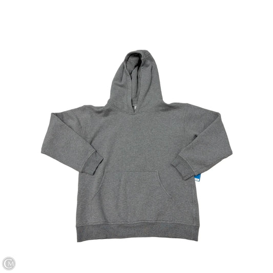 Athletic Sweatshirt Hoodie By Lululemon In Grey, Size: M