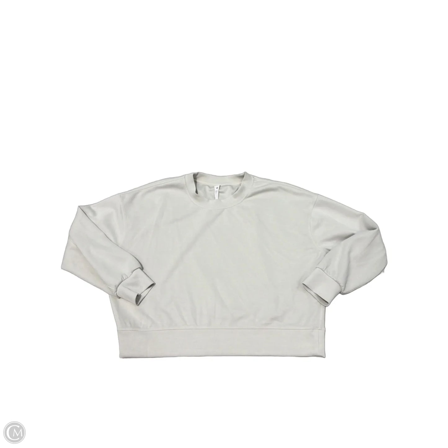 Top Long Sleeve By Lululemon In Grey, Size: M