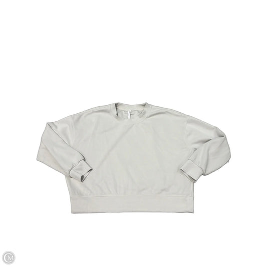 Top Long Sleeve By Lululemon In Grey, Size: M