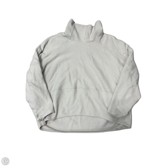 Athletic Sweatshirt Crewneck By Lululemon In Cream, Size: L